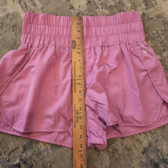 Free People Movement Pink Orchid Active Shorts Lined Size XL New - Picture 14 of 15